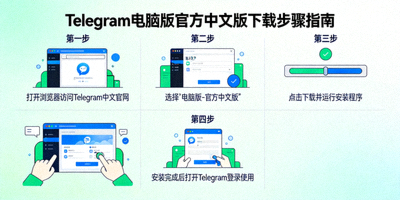 安全即时通讯软件Telegram电脑版官方中文版下载步骤指南图解